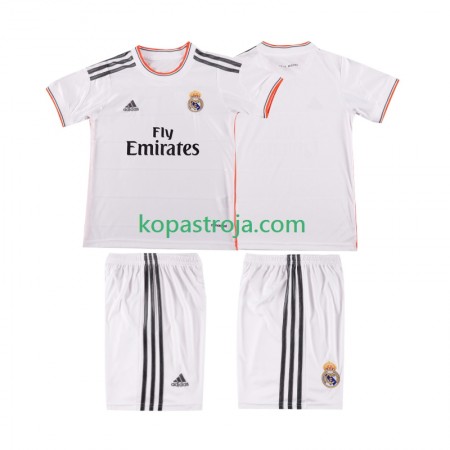 Billiga Fotbollströjor Real Madrid 2013 2014 Retro Barn Hemma tröja Kortärmad
